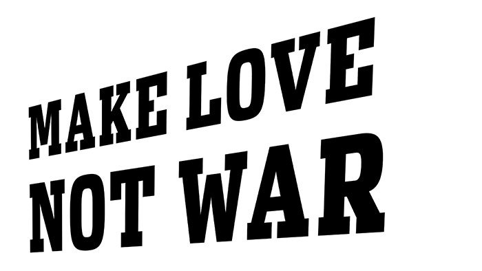 Stempel Make Love Not War
